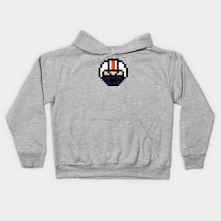 8-Bit Helmet - Auburn Kids Hoodie